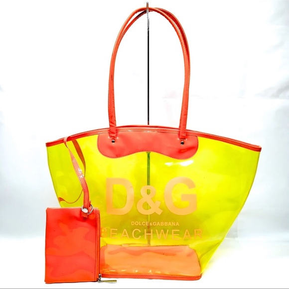 Dolce & Gabbana Handbags - AUTH Dolce & Gabbana D&G Beachwear Handbag Tote Beach Pool Bag